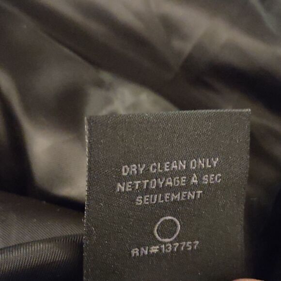 Steve Madden Women's‎ Size L Classic Winter Coat Red Black Color Block Button - Picture 9 of 10